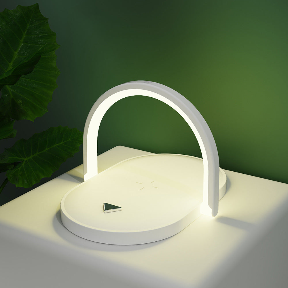 3 in 1 Wireless Charging Station Night Light with adjustable lamp