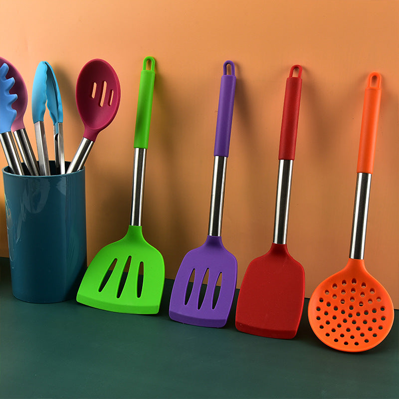 Silicone Cooking Shovel Spoon Kitchenware Set full 14 piece