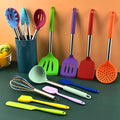 Silicone Cooking Shovel Spoon Kitchenware Set full 14 piece