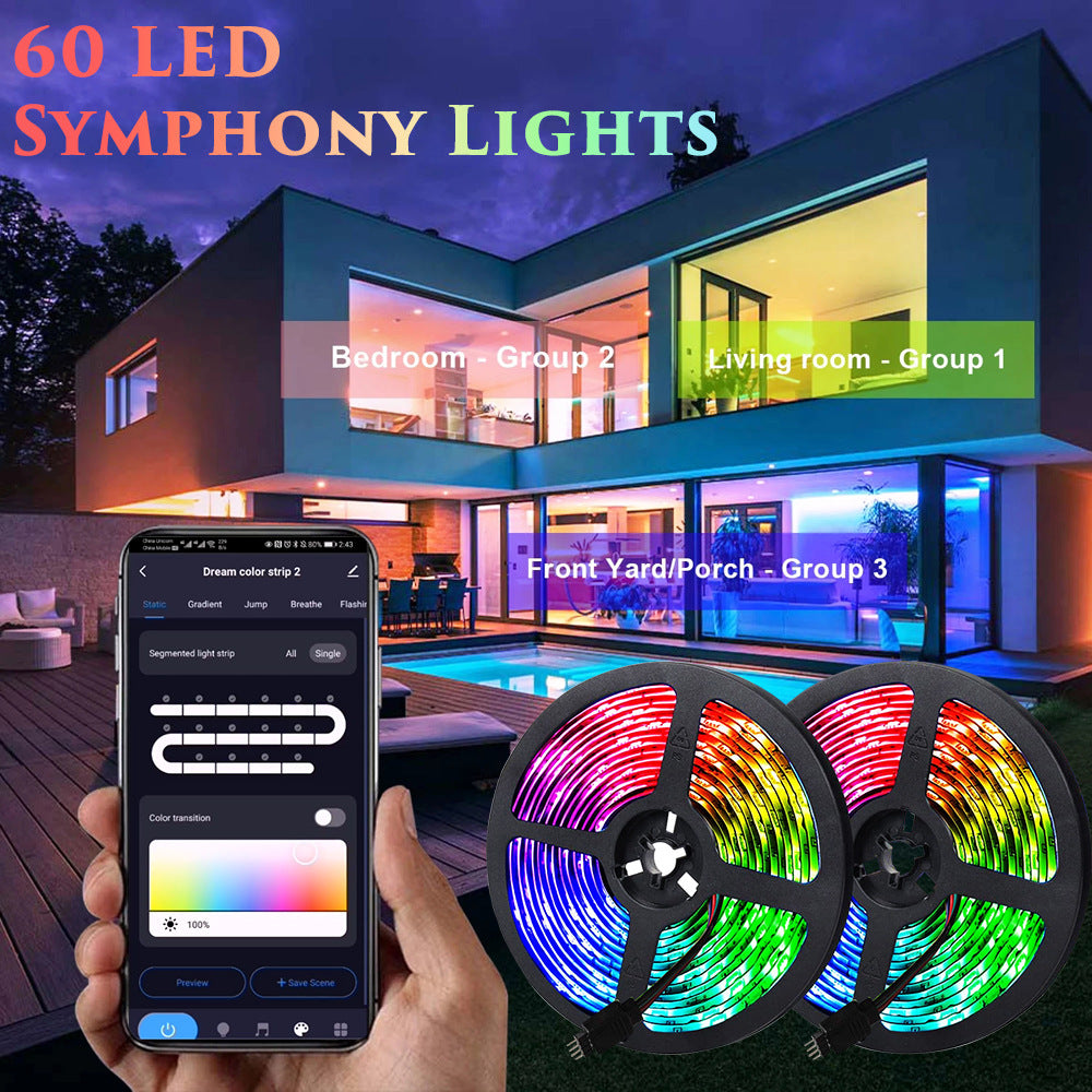 LED Strip Lights RGB 5050 Waterproof Flexible Ribbon full reel