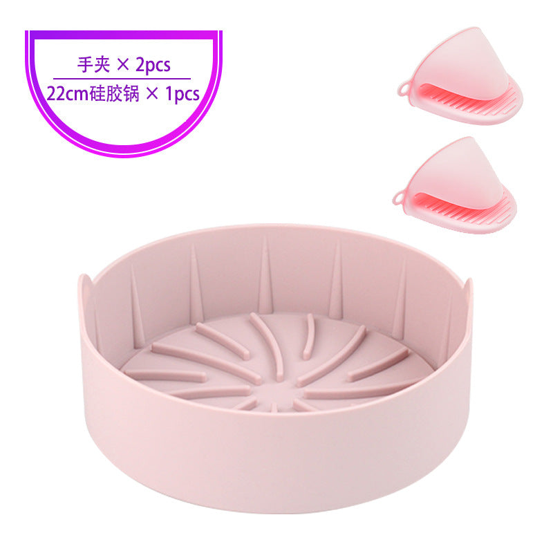 a700cf79ebc464a28b5e0bf252e00e2aAir Fryer Silicone Pot Liners Replacement front view