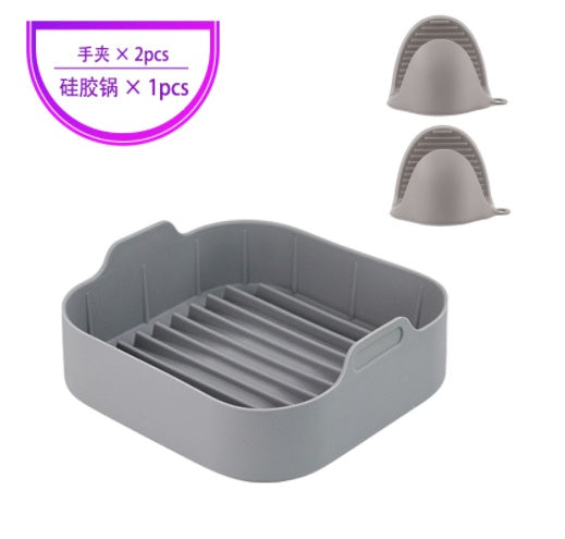 4cb429345d23fff0e640e4aceb006e97Air Fryer Silicone Pot Liners Replacement front view