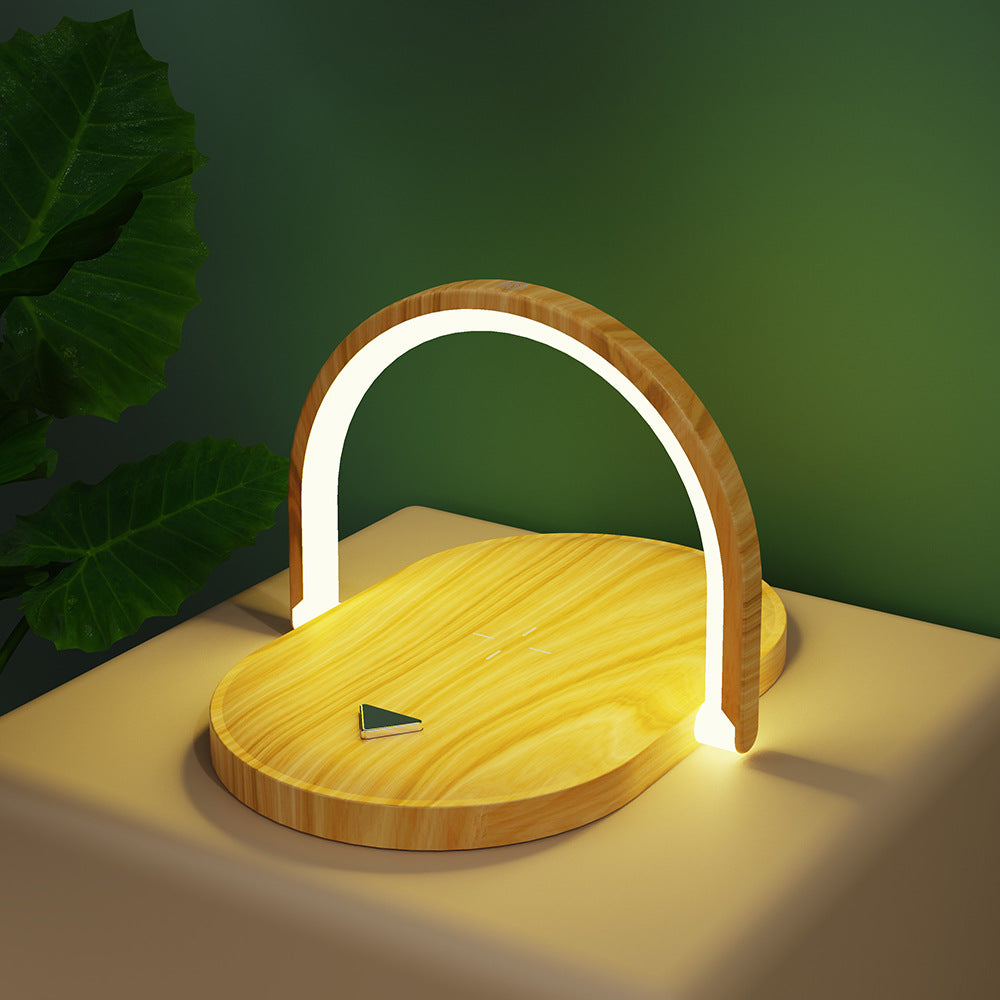 3 in 1 Wireless Charging Station Night Light foldable design