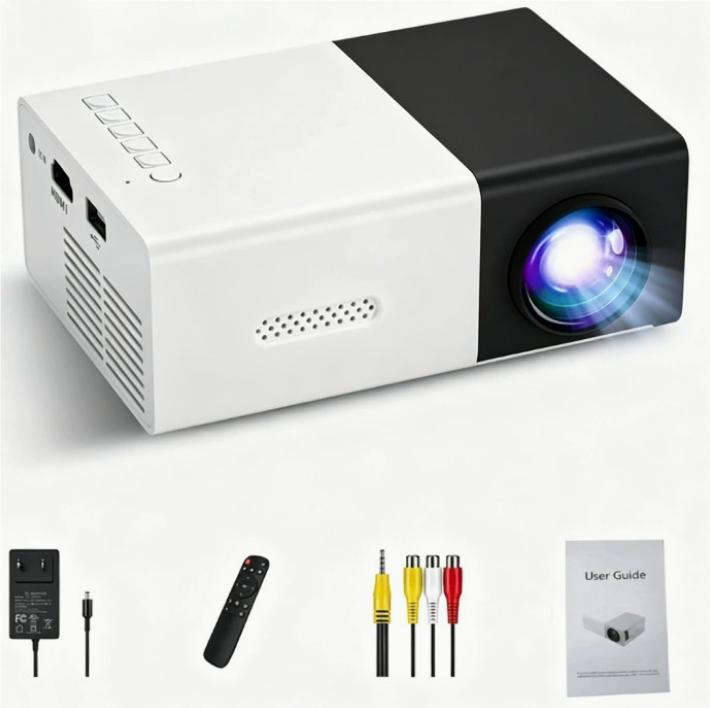 Home Office T300 Miniature Mini Projector front view