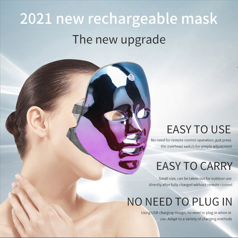 LED Rechargeable Face Mask Light Therapy